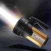 USB Handheld LED Searchlight High Power Super Bright Outdoor Portable Spotlight Lantern Rechargeable Flashlight 120W