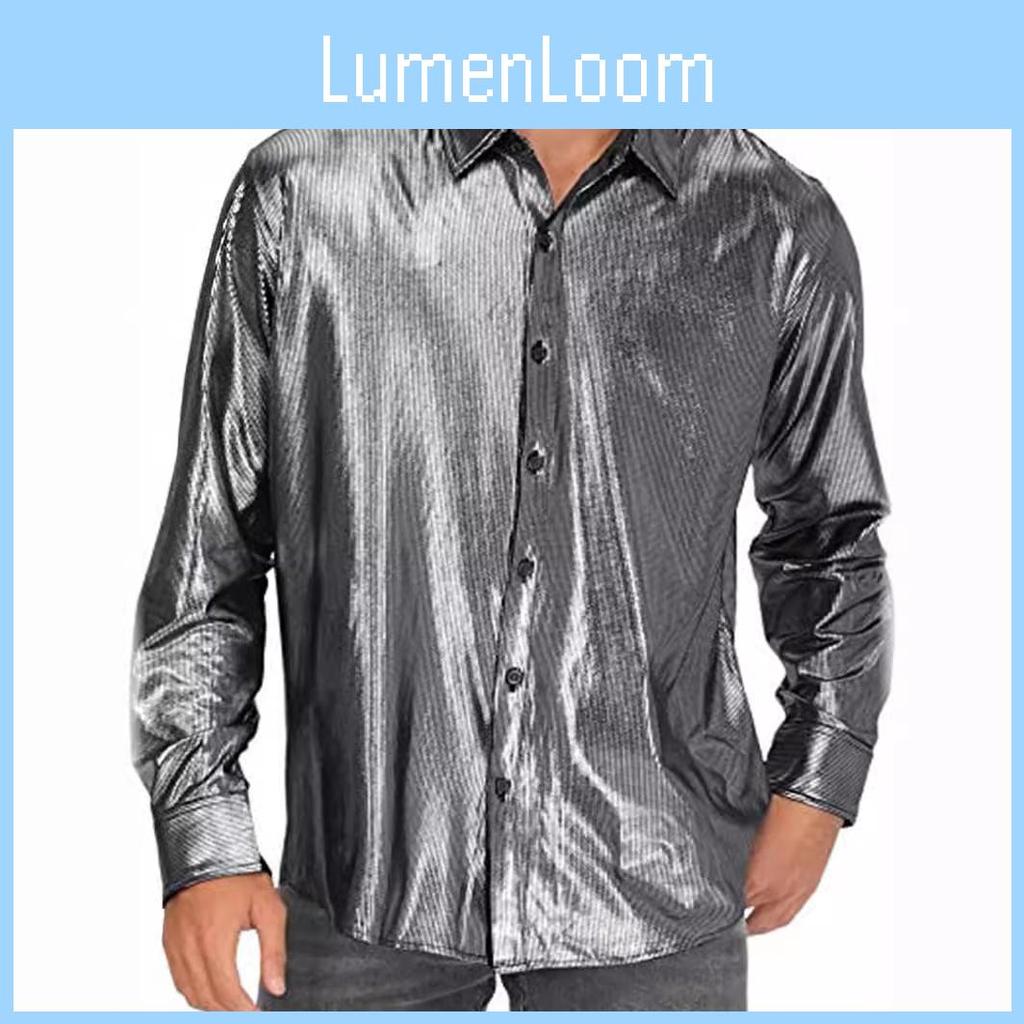 Fantasy Theme Shirt With Sequin Fabric For Cosplay And Casual Wear