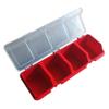 Plastic Tools Storage Box Bevel Connection with Cover Parts Screw Hardware Accessories Toolbox Case Components Sorting Tool