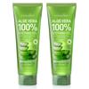 Miraclair Aloe Vera 100% Pure Alcohol-Free Soothing Gel, Moisture-Rich, 2 Pcs, 260ml