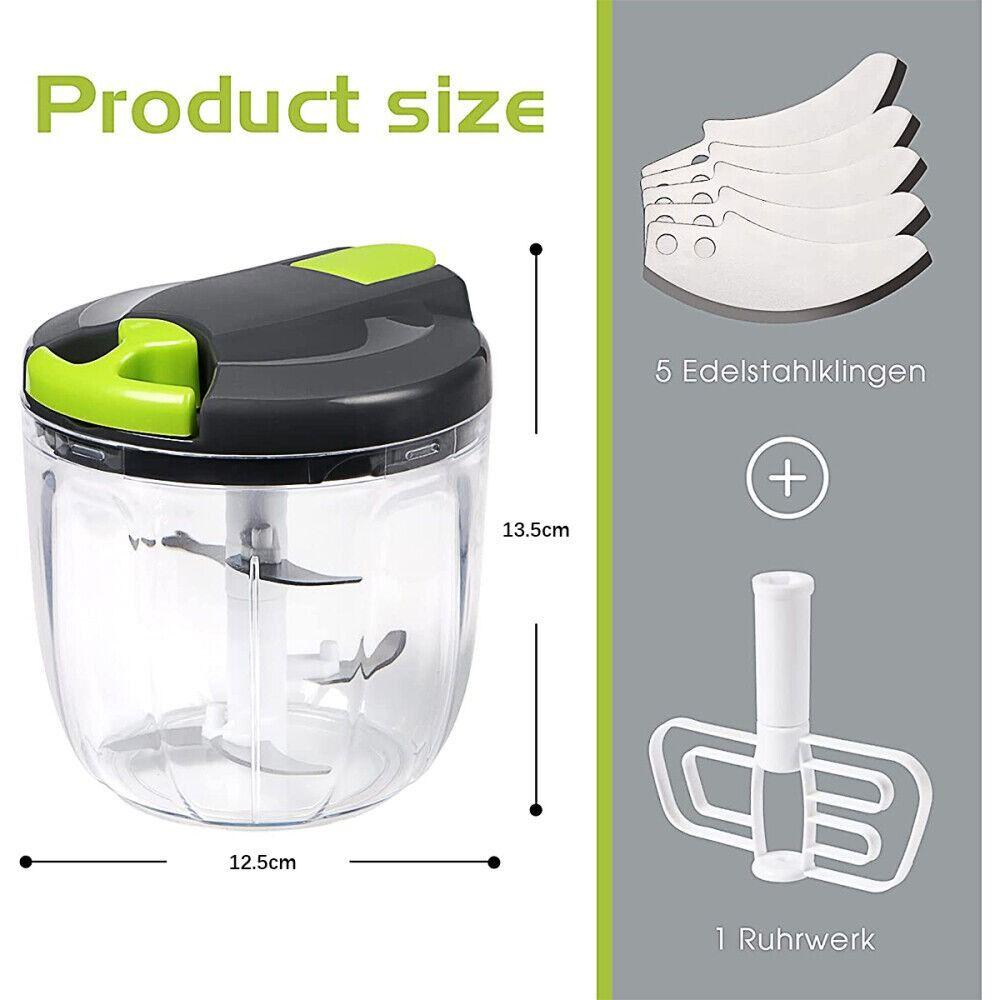 Food Garlic Blender Garlic Onion Speedy Chopper Meat Grinder Hand Power Mincer Manual Food Chopper