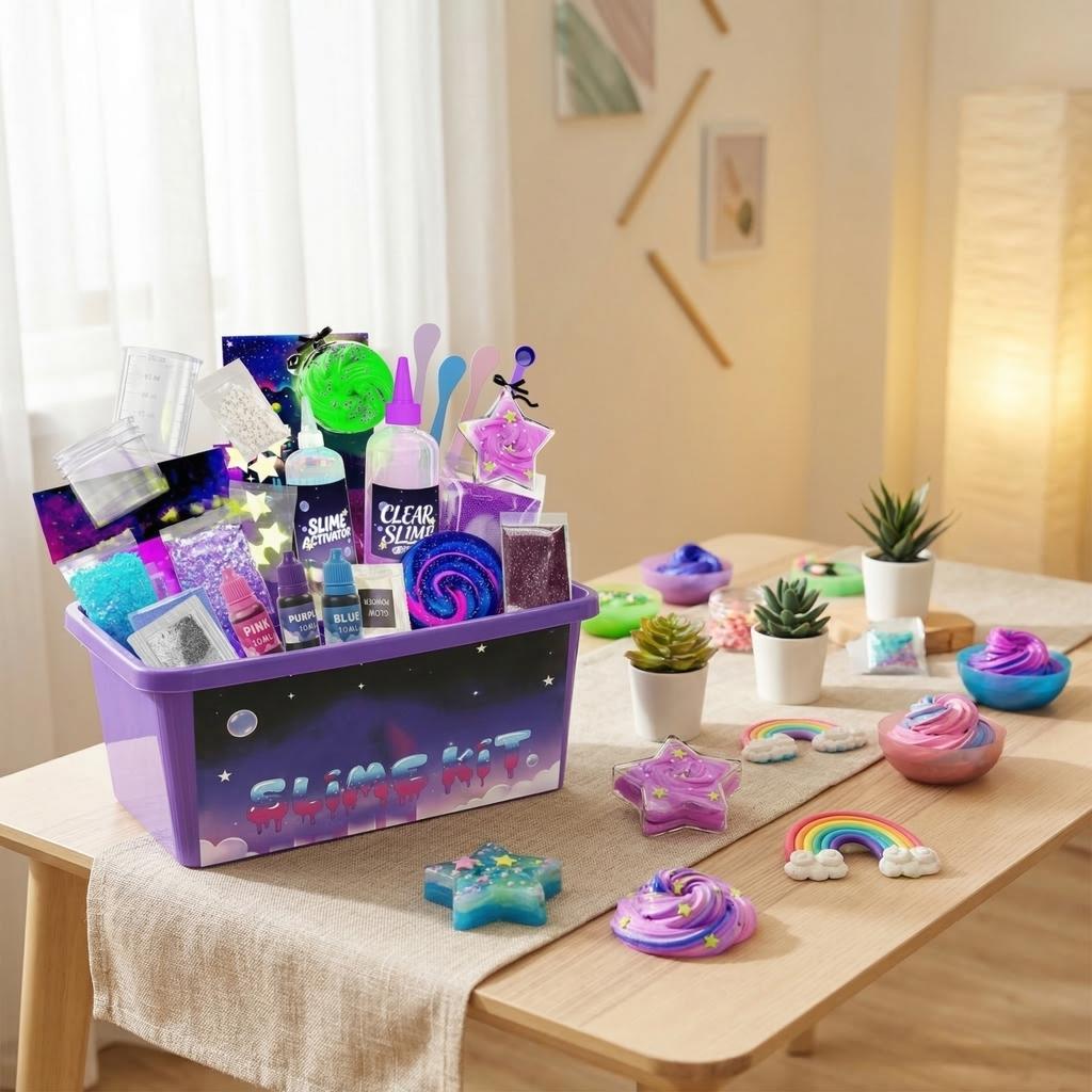 Ensemble de jouets à presser Slime Créatif Mode(350ml)