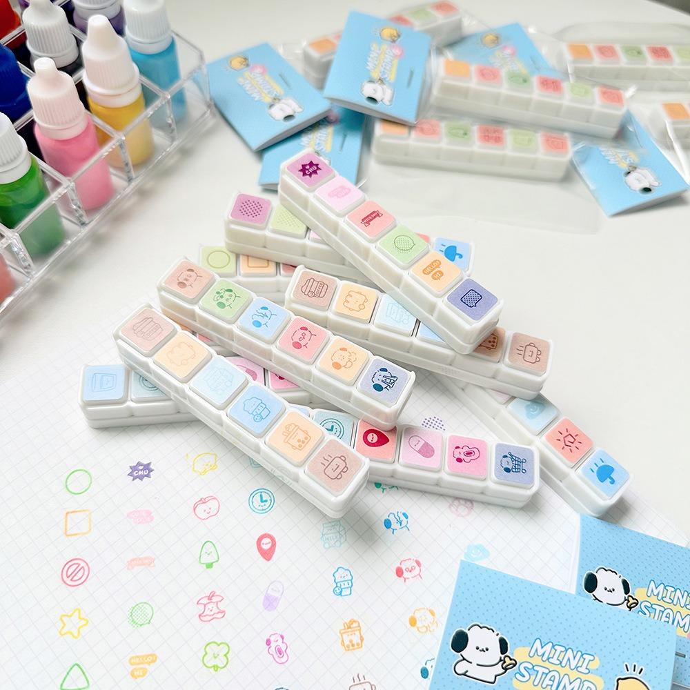 Cartoon Scrapbooking Stamp Kawaii Press Inkpad Stamps New Stamps Decorative  Journal Planner