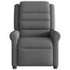 VidaXL Fauteuil de massage inclinable Gris foncé Tissu, fauteuil de massage, fauteuil, fauteuil canapé, fauteuil de bureau 4015647