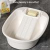 Children's and Baby Clothing Hand Wash Basin with Rubbing Board for Underwear and Socks