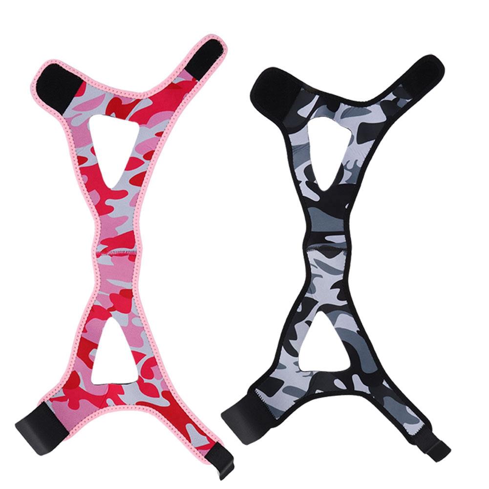 

Camouflage Unisex Anti Snoring Strap Band Adult Snore Solution Belt Health Care Tool Green+Black Wrap Edge