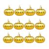 12 Pcs Plastic Pumpkin Hanging Ornaments Matte Pumpkins Pendants Thanksgiving Decorations  Christmas