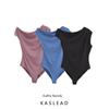 Kaslead New Arrival Women's Clothing Fashion Style Fashion Pleated Slim-Fit Silm Jumpsuit 5039005