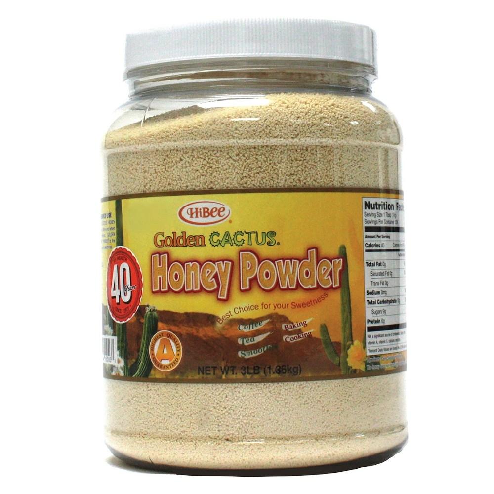 Cactus Honey Powder pack HiBee Golden Cactus Honey Powder 3 lbs 1 pcs HiBee-Golden 3lbs 1 1 pcs