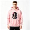 Men Anime Print Pullover Hoodie Long Sleeve Casual Sweatshirt for Daily Wear