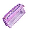 Aesthetic Pen Bag 6-Layer Pen Case Large Capacity Pencil Bag Clear Pencil Case Pencil Box School Office Supplies