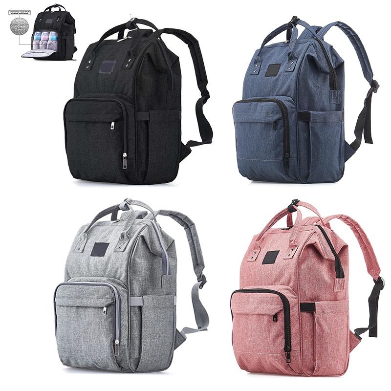 Stylish And Durable Diaper Bag Backpack With Heavy-duty Zippers