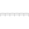 VidaXL Garden Fence with Spear Top Steel 1070 X 150 Cm Black 277735