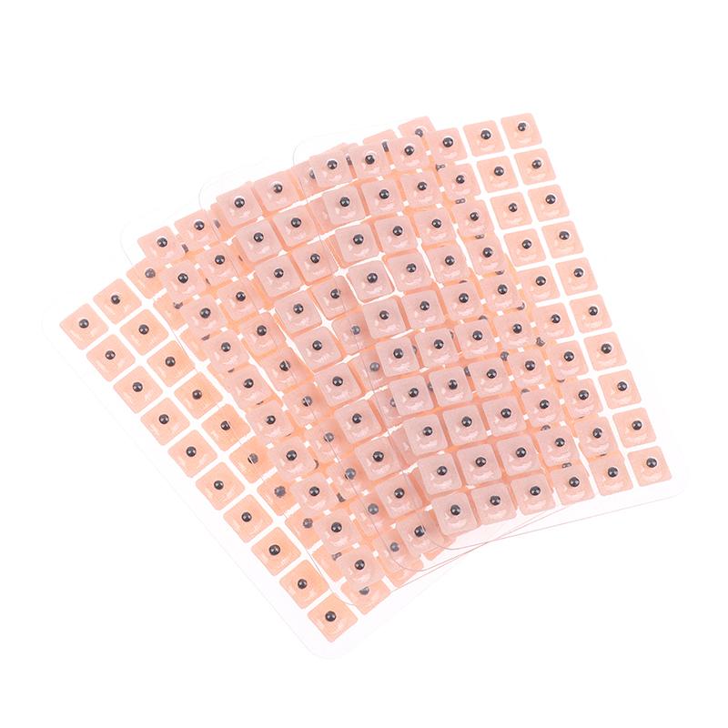4 In 1 Set Multi-Condition Ear Seeds Acupuncture Auricular Sticker Kit 1200Pcs With Acupressure Chart Tweezer Auricular Probe