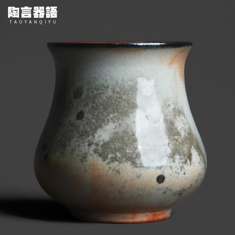 

Shino Wood-fired Porcelain Kiln Fambe Teacup Traditional Tea Bowl Jug Tea-tasting Fragrance Cup Jianzhan Master Cups Collection As Your Choose