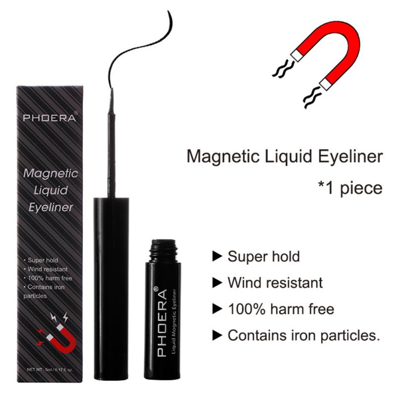 Магнитные накладные ресницы 5 магнитных многоразовых накладных ресниц/подводки для глаз