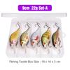 5pcs Floating Minnow Wobblers Fishing Lure Set 5cm/7cm/9cm Minnow Lures Hard Bait for Pike Crankbaits Fishing Tackle Box