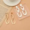 Temperament Advanced Sense New Retro Simple Women's Earrings European and American Exaggerated Simple Earrings