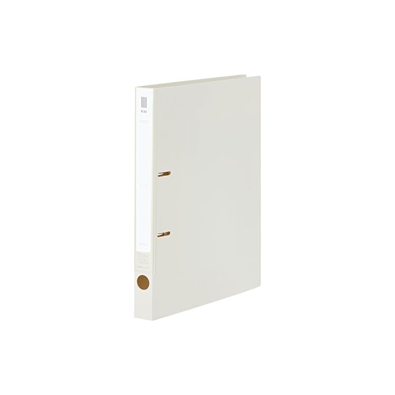 KOKUYO NEOS Ring Binder, A4 size, 220-sheet capacity, Off-White, Model Number: FU-NE430NW
