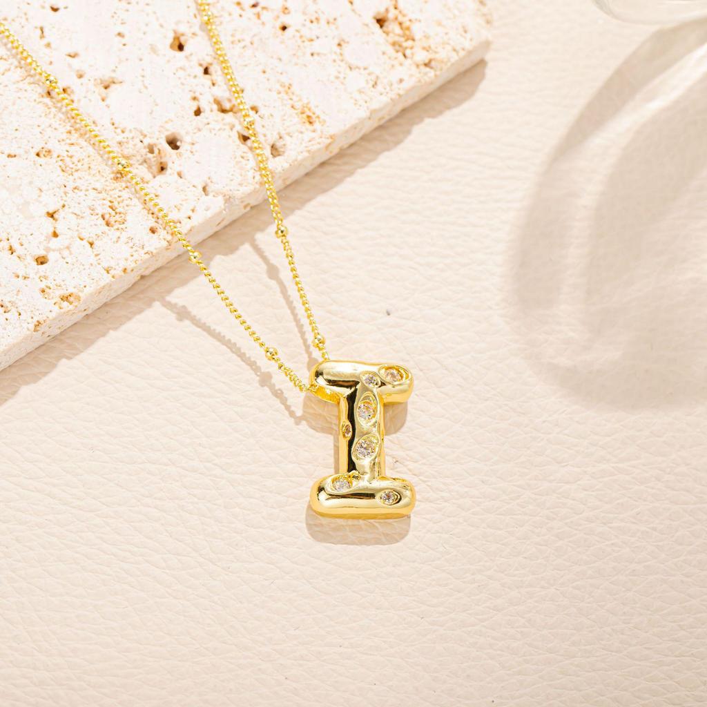 Women's Full Diamond Alphabet Pendant Necklace - DIY Clavicle Choker