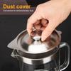 1L/1.5L Stainless Steel Glass Oil Strainer Pot Container Jug Storage Can With Filter Cooking Oil Pot For Kitchen Household Tools