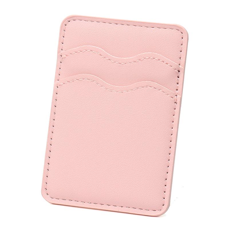 Thin Mobile Phone Card Holder: Holds 2 Cards, Adhesive Back, Business Card Case, Custom Logo Printing