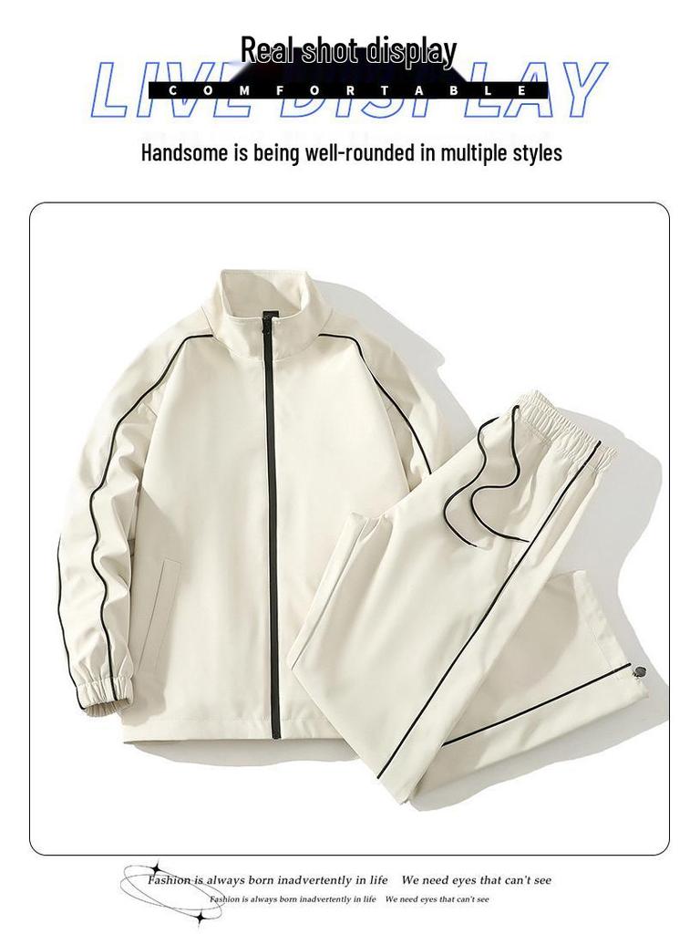 Ensemble de vestes coupe-vent pour couple: Vêtements d'extérieur décontractés à la mode pour hommes et femmes, automne/hiver