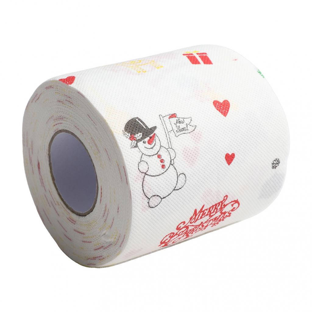 Weihnachts-Toilettenpapier Lustiges Toilettenpapier Weihnachtsdeko Papier Badezimmer Spaß