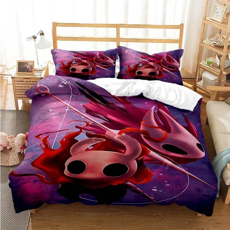 3D Hollow Knight Fashion Digital Printing Bedding Set Duvet Cover Comforter Bed Single Twin Full Queen Youth Girl Boys Gift