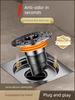 Sewer Pipe Breakage Repair, Extended Drain Core, Anti-Odor Bug Prevention, Bathroom Water Leakage, Stainless Steel Extension Pipe, Universal