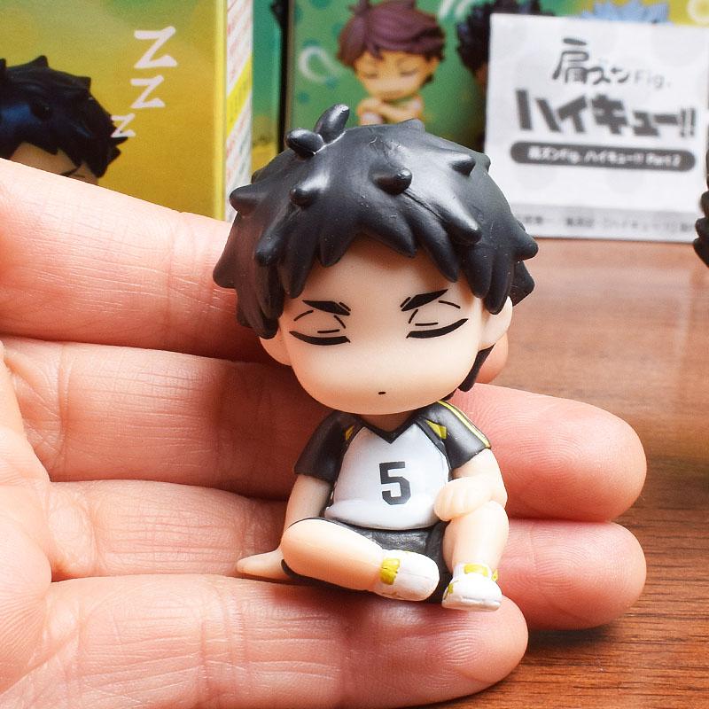Big Eye Style Haikyu Figure Hinata Kageyama Bokuto Prize Set Cute Anime Model Doll Action Toys Poseable Articulated Scale Detailed Movable Collectible