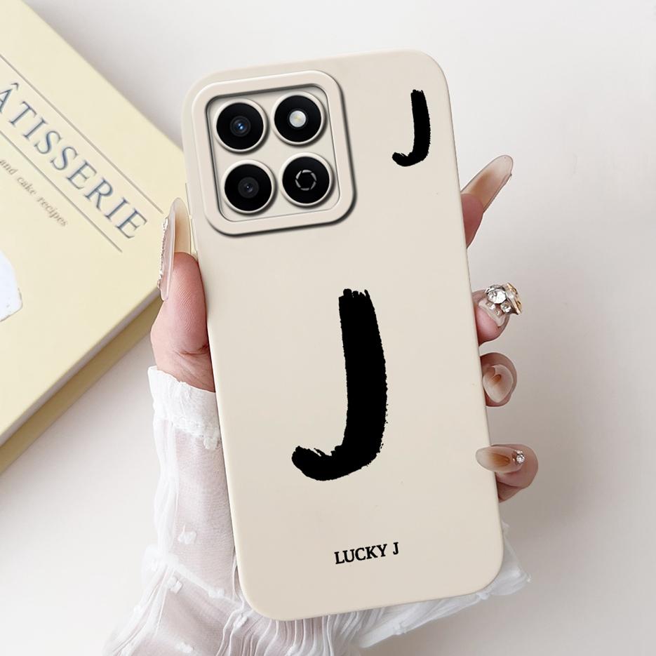 For Honor X7C Case ALT-LX2 Cute Lucky Letters Cover Shockproof Soft TPU Phone Case For Honor 200 Smart HonorX7C Back Cover Coque
