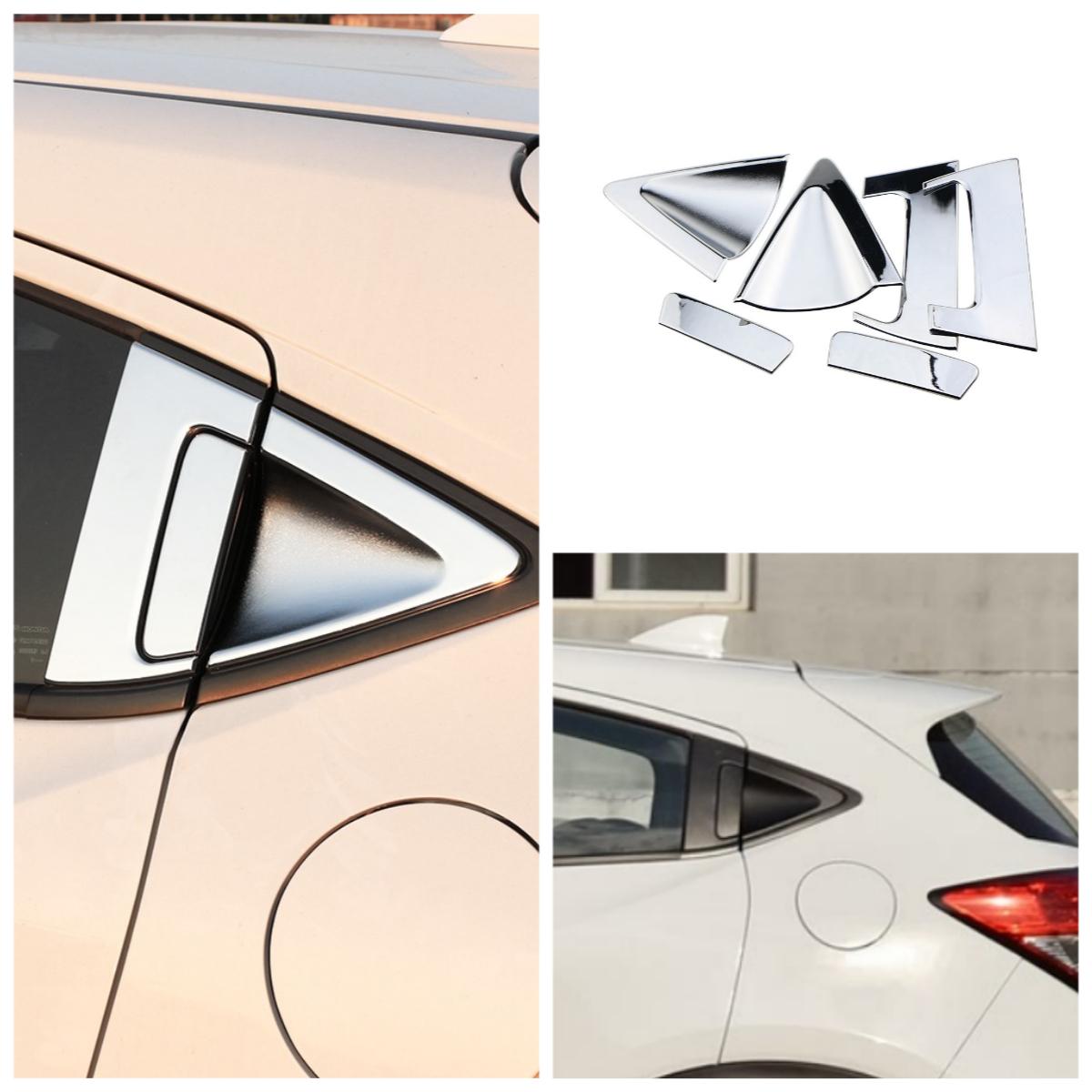 

Rear Door Handle Bowl Cover Cup Cap Bezel Trim Molding Overlay Garnish Frame for Honda HR-V HRV 2016-2019 ABS Chrome срібний