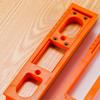 User Friendly Door Hinges Jig Set Portable Zinc Alloy Construction Convenient Accessory for Easy Installations Designs