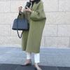 In stock, popular women's coats, woolen coats, autumn and winter long straight long coats, tops, women