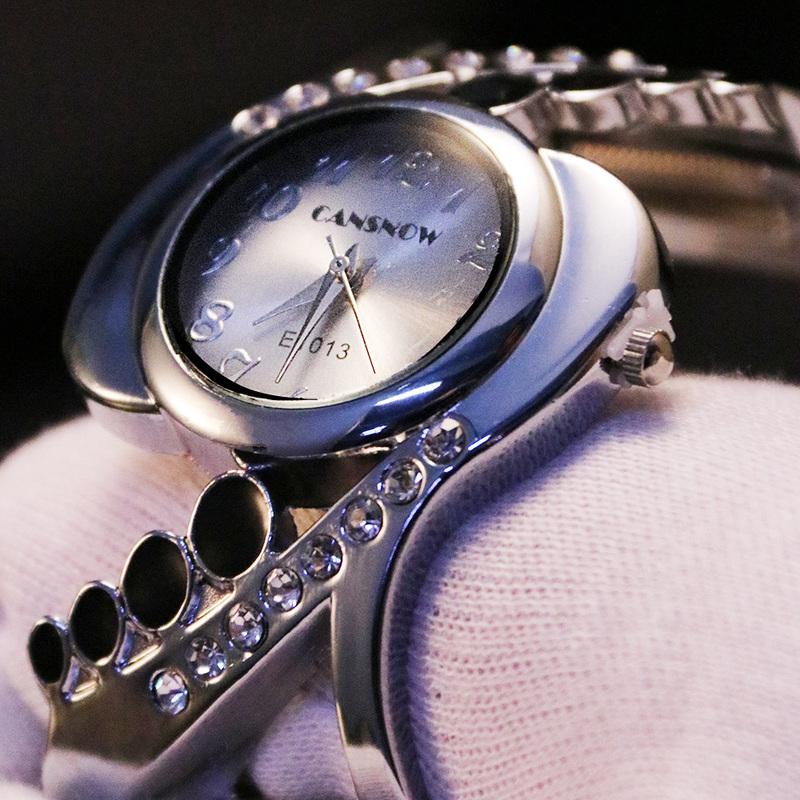 New Design Women Bangle Wristwatch Quartz Crystal Luxury Relojes Rhinestone Fashion Female Watches Eleagnt Mujer Watch