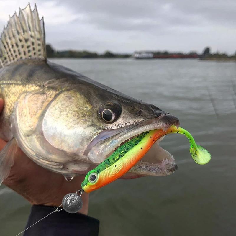 Piombo da Pesca Girella Pesi a Sfera Rotonda con Moschettoni Peso a Proiettile per Acqua Profonda Jig Attrezzatura da Pesca Fai da Te per Acqua Salata e Dolce