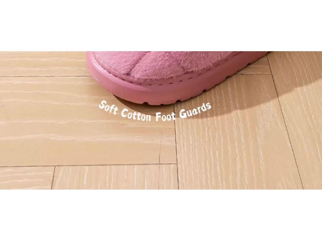 Men's Plus Size Non-Slip Plush Cotton Slippers - New Style 2025, Thick Sole, Indoor/Outdoor Use, Warm for Autumn/Winter.