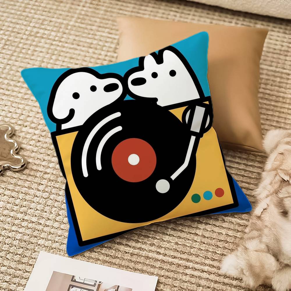 M-mat-suiS Pillow Case Anti-dustmite Invisible Zipper Sofa Bed