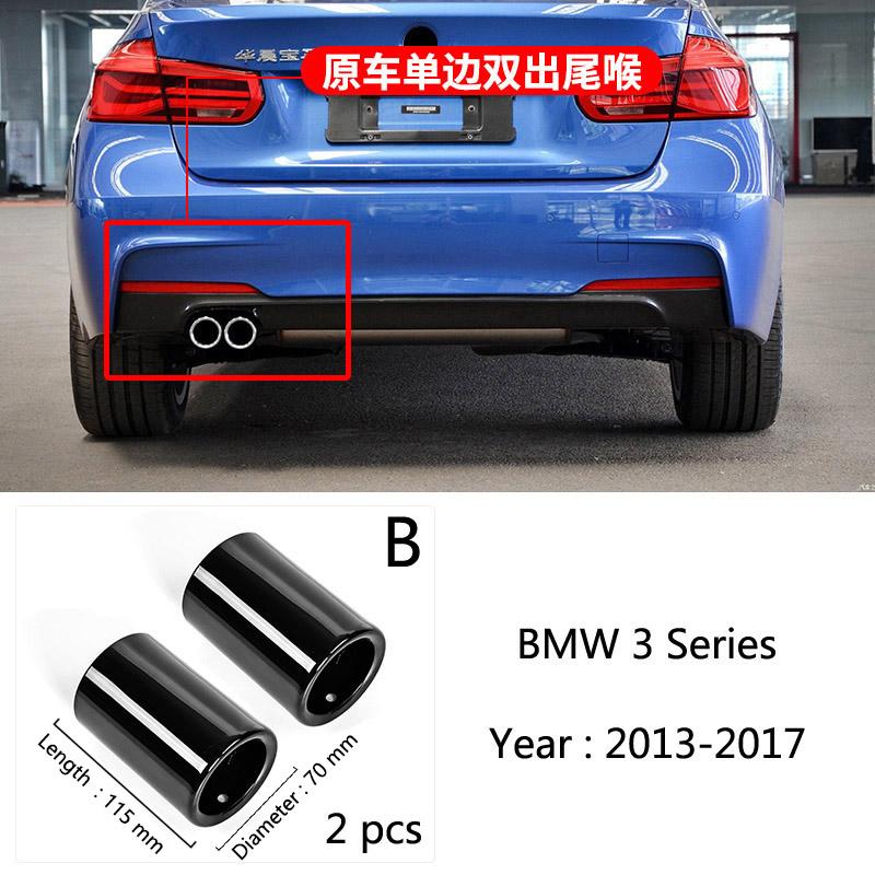 For BMW 1 2 3 4 5 Series X1 3GT F20 F22 F30 F32 F34 F36 F10 F48 Car-Styling Stainless Steel Car Exhaust Muffler TailPipes Cover
