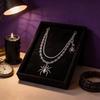 Gothic Dark Web Waist Chain For Men And Women Fashion Accessory With Tassels