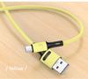 Kabel microUSB USAMS 1m Szybkie ładowanie Żółty