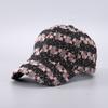 Qiandongge series baseball cap Xiaoxiangfeng black and white checkerboard British style hat spot batch