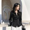 Giacca Primaverile Chic Francese Taglie Forti da Donna - 2025 Lusso Leggero