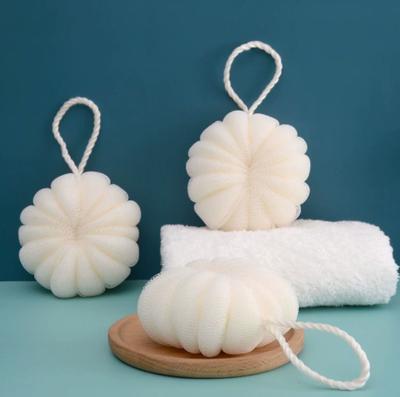 Kürbis-Badeschwamm für die Dusche - Sanfter Peeling-Körper für Frauen, Weicher Schwamm-Luffa für das Bad