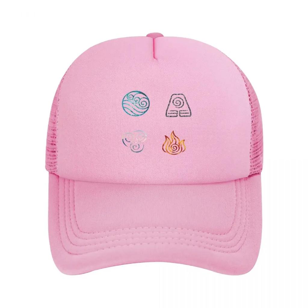 Avatar Der Letzte Airbender Ele Unisex Symbole Netz Baseballkappen Snapback Baseballmützen Kappe Outdoor Für Unisex und Damen