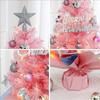 Artificial Mini Christmas Tree with Lights Miniature Pine Crafts Christmas Tree Model  Navidad