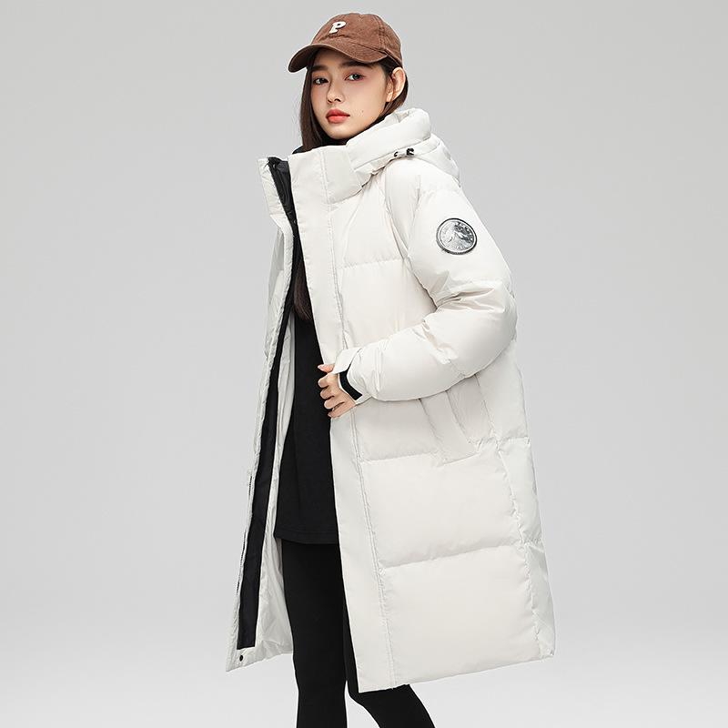 2024 New Winter Down Jacket Men's Medium and Long Removable Cap Warm Casual Youth Thickened Couple Jacket