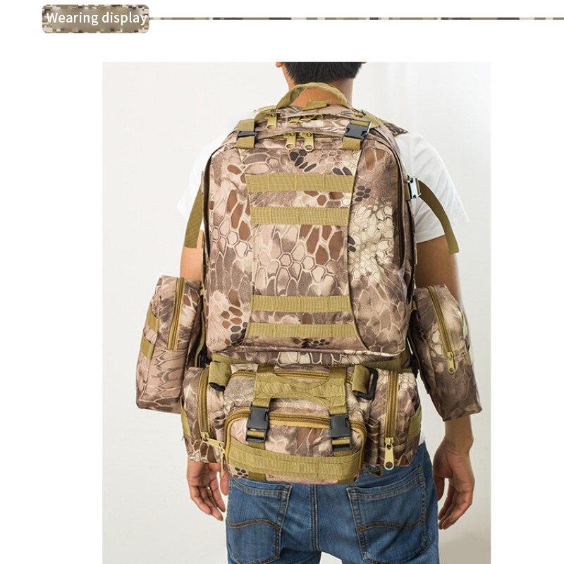 Satın alın 55L Military Waterproof Backpacks Tactical Backpack 4 in 1 ...