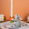 Easter Bunnies Statue Bunnies Tealight Candle Holders Rustics Farmhouse Home Decors Table Centerpieces Housewarming Gift